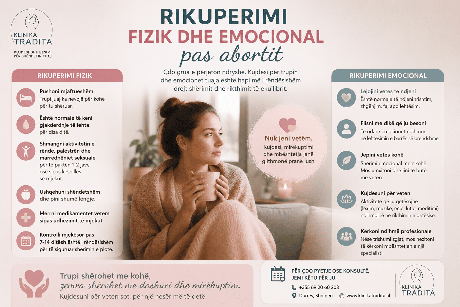 Rikuperimi fixik dhe emocional pas abortit